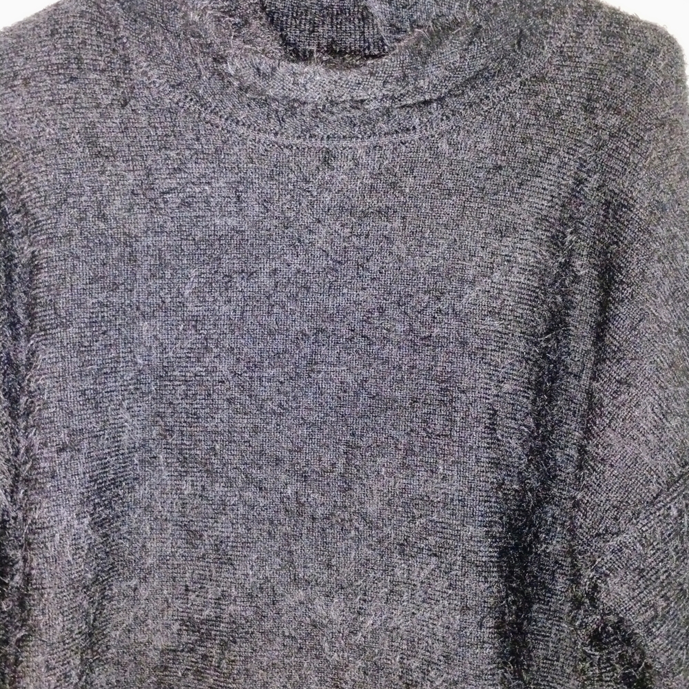 NWT knot sisters Charcoal Gray Turtleneck Sweater PTP 23"